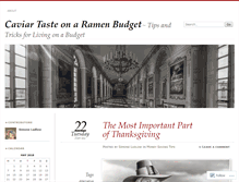 Tablet Screenshot of caviartaste.wordpress.com