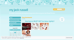 Desktop Screenshot of myjackrussell.wordpress.com