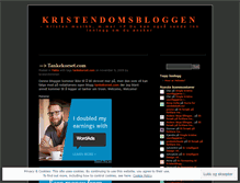 Tablet Screenshot of kristendommen.wordpress.com