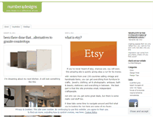 Tablet Screenshot of number4designs.wordpress.com
