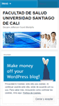 Mobile Screenshot of facultadsaludusc.wordpress.com