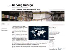 Tablet Screenshot of carvingkaruna.wordpress.com