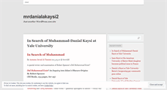 Desktop Screenshot of mrdanialakaysi2.wordpress.com