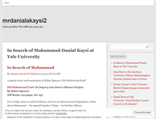 Tablet Screenshot of mrdanialakaysi2.wordpress.com