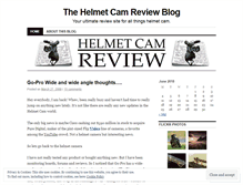 Tablet Screenshot of helmetcamreview.wordpress.com