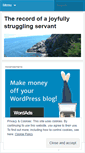 Mobile Screenshot of joyfulstruggle.wordpress.com