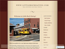 Tablet Screenshot of littlerockeating.wordpress.com