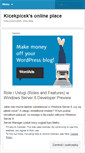 Mobile Screenshot of kicekpicek.wordpress.com