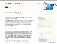 Tablet Screenshot of bisniscyberkuxg.wordpress.com