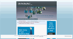 Desktop Screenshot of littlemissblingbling.wordpress.com