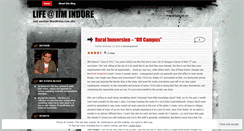 Desktop Screenshot of lifeatiimindore.wordpress.com