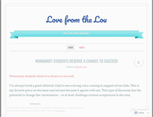 Tablet Screenshot of lovefromthelou.wordpress.com