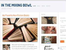 Tablet Screenshot of inthemixingbowl.wordpress.com