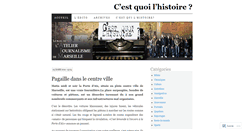 Desktop Screenshot of cestquoilhistoire.wordpress.com