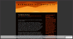 Desktop Screenshot of harmlessnecrophilia.wordpress.com