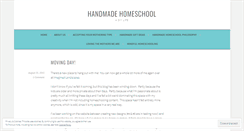 Desktop Screenshot of handmadehomeschool.wordpress.com