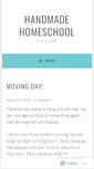 Mobile Screenshot of handmadehomeschool.wordpress.com