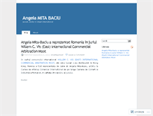 Tablet Screenshot of angelamitabaciu.wordpress.com