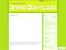 Tablet Screenshot of animedownloadmx.wordpress.com