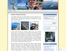 Tablet Screenshot of datangkemanado.wordpress.com