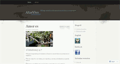 Desktop Screenshot of altarvivo.wordpress.com