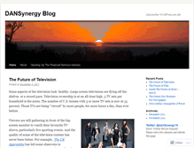 Tablet Screenshot of dansynergy.wordpress.com