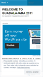 Mobile Screenshot of guadalajara2011.wordpress.com