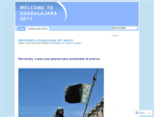 Tablet Screenshot of guadalajara2011.wordpress.com
