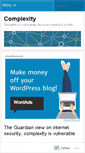 Mobile Screenshot of c0mplexity.wordpress.com