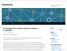 Tablet Screenshot of c0mplexity.wordpress.com