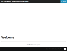 Tablet Screenshot of danielrsweeney.wordpress.com