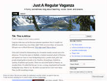 Tablet Screenshot of justaregularvaganza.wordpress.com