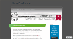 Desktop Screenshot of chiropendoender.wordpress.com