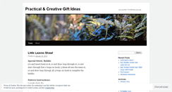 Desktop Screenshot of frugalgiftideas.wordpress.com