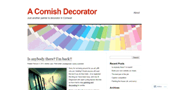 Desktop Screenshot of decoratorcornwall.wordpress.com