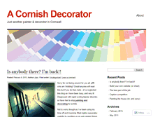 Tablet Screenshot of decoratorcornwall.wordpress.com