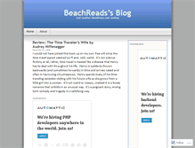 Tablet Screenshot of beachreads.wordpress.com