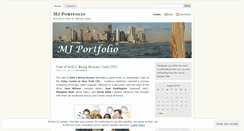 Desktop Screenshot of mjportfolio.wordpress.com