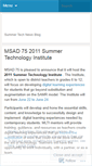 Mobile Screenshot of msad75summertechnologyinstitute.wordpress.com