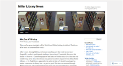 Desktop Screenshot of cumillerlibrary.wordpress.com