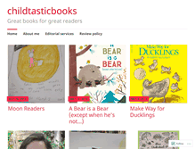 Tablet Screenshot of childtasticbooks.wordpress.com