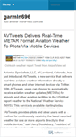 Mobile Screenshot of garmin696.wordpress.com