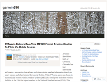 Tablet Screenshot of garmin696.wordpress.com