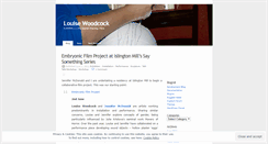Desktop Screenshot of louisewoodcock.wordpress.com