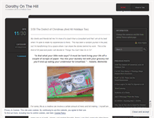 Tablet Screenshot of dorothyonthehill.wordpress.com