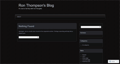 Desktop Screenshot of cthompsonreview.wordpress.com