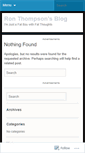 Mobile Screenshot of cthompsonreview.wordpress.com