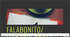Desktop Screenshot of falabonito.wordpress.com