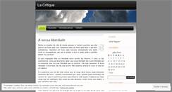 Desktop Screenshot of lacritique.wordpress.com