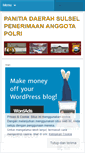 Mobile Screenshot of poldasulsel.wordpress.com